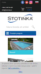 Mobile Screenshot of bazenistotinka.si